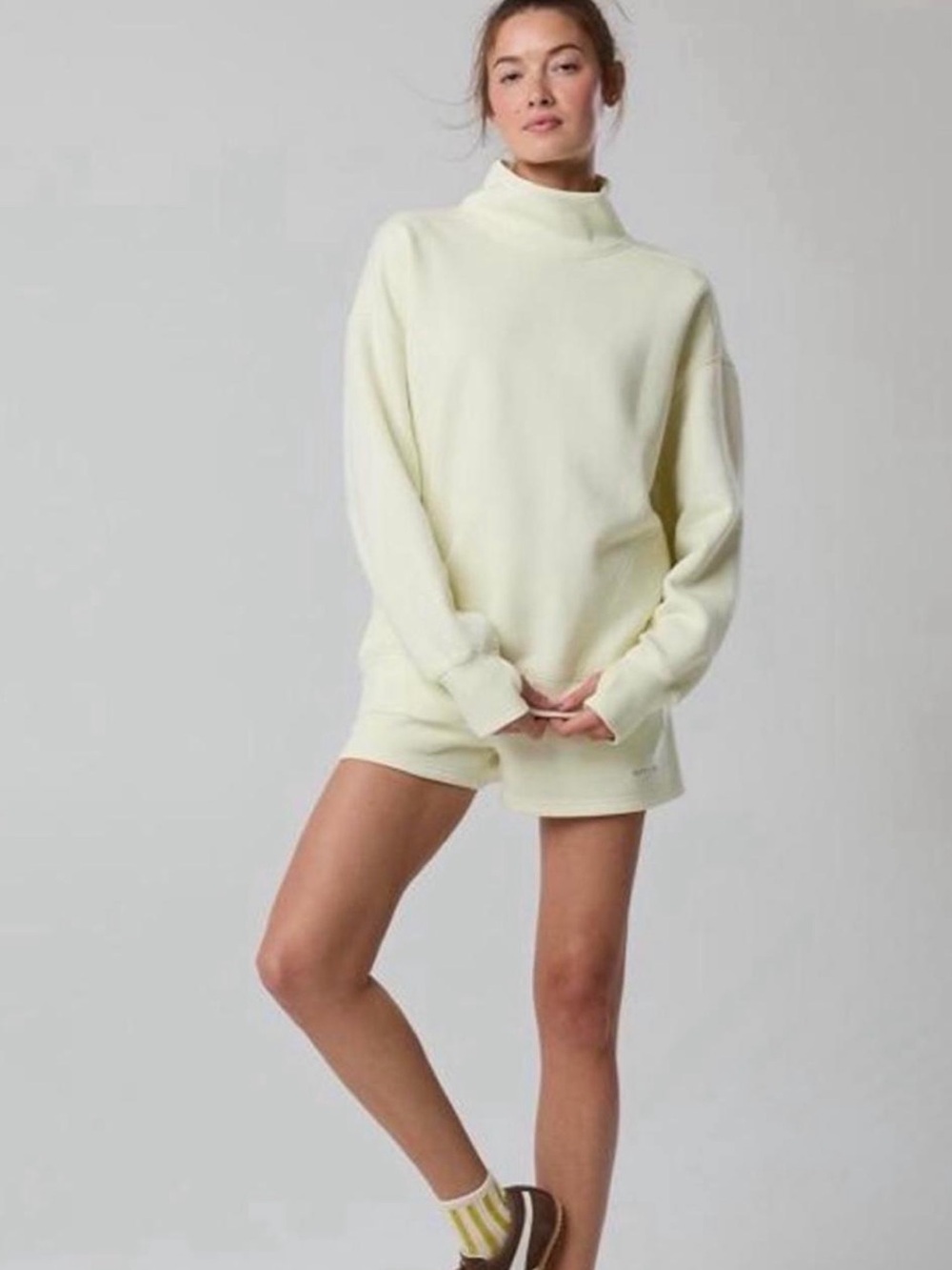 Offline by Aerie Cozy Mock-Neck Women’s Sweater and short set